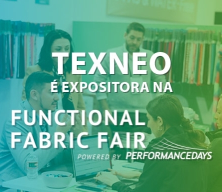 Texneo foi expositora na 2022 Functional Fabric Fair, em Portland/EUA